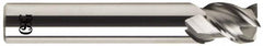 OSG - 1" Diam 3 Flute Solid Carbide 0.06" Corner Radius End Mill - Apex Tool & Supply