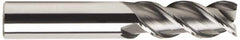 OSG - 1" Diam 3 Flute Solid Carbide 0.09" Corner Radius End Mill - Apex Tool & Supply