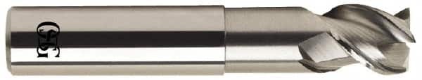 OSG - 1" Diam 3 Flute Solid Carbide 0.06" Corner Radius End Mill - Apex Tool & Supply