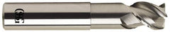 OSG - 1" Diam 3 Flute Solid Carbide 0.06" Corner Radius End Mill - Apex Tool & Supply