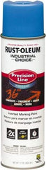 Rust-Oleum - 17 fl oz Blue Marking Paint - Water-Based Formula - Apex Tool & Supply