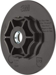 3M - 4-1/2" Diam Quick-Change Disc Backing Pad - Hard Density, 13,300 RPM, TN Compatible - Apex Tool & Supply