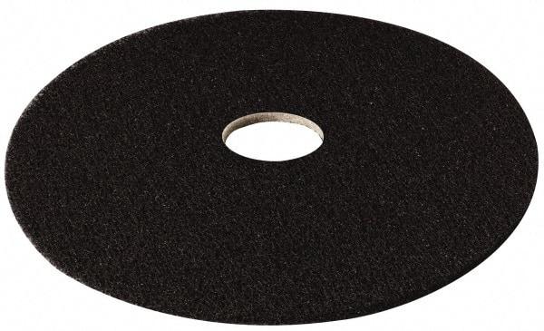 3M - Stripping Pad - 18" Machine, Black Pad, Nylon - Apex Tool & Supply