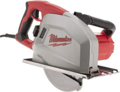 Milwaukee Tool - 13 Amps, 8" Blade Diam, 3,700 RPM, Electric Circular Saw - 120 Volts, 1.75 hp, 15' Cord Length, 5/8" Arbor Hole, Right Blade - Apex Tool & Supply