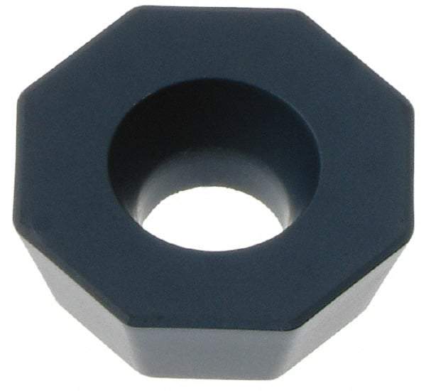 Kennametal - ODMW060512 Grade SC3025 Carbide Milling Insert - TiN/TiCN/Al2O3 Finish, 0.219" Thick, 0.63" Inscribed Circle, 3/64" Corner Radius - Apex Tool & Supply