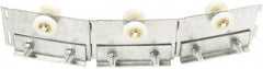 Steiner - 1' Long Galvanized Steel Dock Strip Door Strip Door Trolley - Use with Track & Roller Track - Apex Tool & Supply