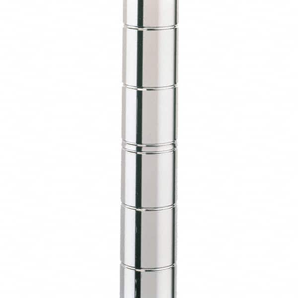 Metro - 1" Wide x 96" High x 1" Long Open Shelving Stationary Shelving Post - Apex Tool & Supply