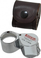 SPI - 10x Magnification, 53/64 Inch Lens Diameter, Triplet Lens Loupe - 1 Lens - Apex Tool & Supply