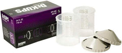 DeVilbiss - Paint Sprayer Reusable Sleeve - Reusable Sleeve and Lids, 2 Pack, Compatible with Siphon and Gravity Spray Guns - Apex Tool & Supply