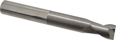SGS - 3/4", 1" LOC, 3/4" Shank Diam, 6" OAL, 2 Flute, Solid Carbide Square End Mill - Single End, Uncoated, Spiral Flute, 35° Helix, Centercutting, Right Hand Cut, Right Hand Flute, Series 47E - Apex Tool & Supply