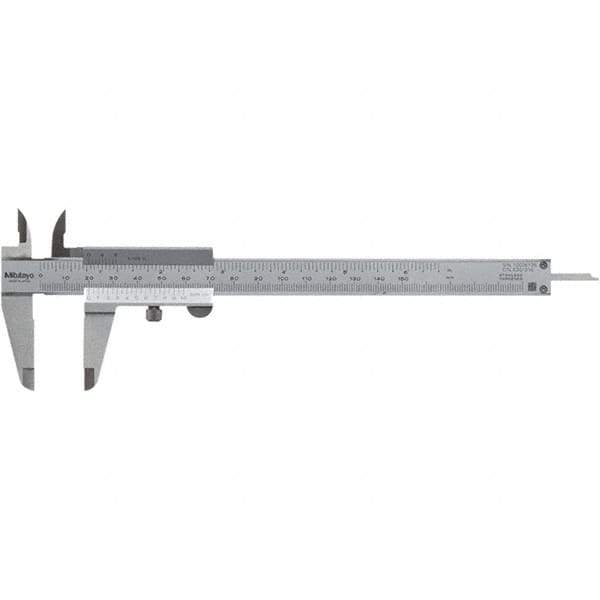Mitutoyo - Vernier Calipers Minimum Measurement (mm): 0.00 Minimum Measurement (Decimal Inch): 0.0000 - Apex Tool & Supply