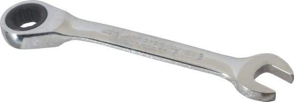 Blackhawk by Proto - 8mm 12 Point Combination Wrench - 15° Head Angle, 3-1/2" OAL, Steel, Chrome Finish - Apex Tool & Supply