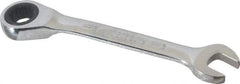 Blackhawk by Proto - 8mm 12 Point Combination Wrench - 15° Head Angle, 3-1/2" OAL, Steel, Chrome Finish - Apex Tool & Supply