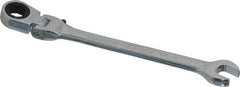 Blackhawk by Proto - 5/16" 12 Point Flexhead Combination Wrench - 15° Head Angle, 5" OAL, Steel, Chrome Finish - Apex Tool & Supply