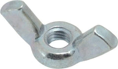 Value Collection - #10-32 UNF, Steel Standard Wing Nut - Grade 2, 0.91" Wing Span, 0.47" Wing Span - Apex Tool & Supply