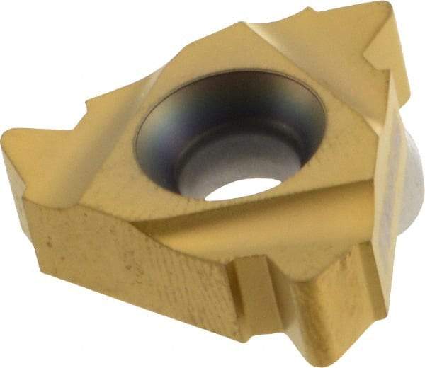 Seco - 27ER External Right Hand 4 API V 0.038R Laydown Threading Insert - Grade CP500, TiAlN/TiN Coated Carbide - Apex Tool & Supply