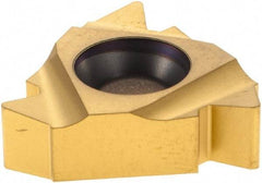 Seco - 27ER External Right Hand 4 API V 0.050 Laydown Threading Insert - Grade CP500, TiAlN/TiN Coated Carbide - Apex Tool & Supply