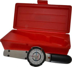 Proto - 3/8" Drive Dial Torque Wrench - 50 Ft/Lb Torque, 10-1/4" OAL, Fixed Head - Apex Tool & Supply