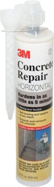 3M - 8.4 oz Cartridge Gray Urethane Filler/Repair Caulk - -60 to 250°F Operating Temp, 4 min Tack Free Dry Time, 1 hr Full Cure Time, Series 600 - Apex Tool & Supply