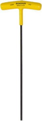 Bondhus - 5/32" Hex, T-Handle Cushion Grip, Hex Key - 9" OAL, Protanium High Torque Steel, Inch System of Measurement - Apex Tool & Supply