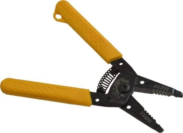 Ideal - 30 to 22 AWG Capacity Wire Stripper - 6" OAL, Plastic Cushion Handle - Apex Tool & Supply
