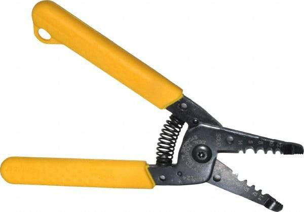 Ideal - 16 to 8 AWG Wire Stripper - 6 Inch Overall Length, 16 AWG Min, Plastic Cushion Handle - Apex Tool & Supply