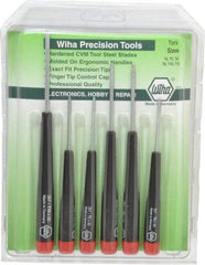 Wiha - 6 Piece T6 to T15 Micro Handle Torx Driver Set - T6, T7, T8, T9, T10, T15 - Apex Tool & Supply