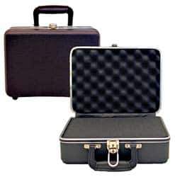 Platt - 16" Wide x 7" High, Clamshell Hard Case - Black, Plastic - Apex Tool & Supply