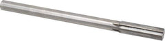 Made in USA - 0.634" Carbide-Tipped 6 Flute Chucking Reamer - Straight Flute, 9/16" Straight Shank, 2-1/4" Flute Length, 9" OAL - Apex Tool & Supply
