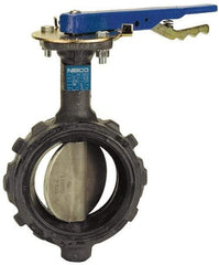 NIBCO - 2-1/2" Pipe, Wafer Butterfly Valve - Lever Handle, Ductile Iron Body, EPDM Seat, 250 WOG, Stainless Steel (CF8M) Disc, Stainless Steel Stem - Apex Tool & Supply