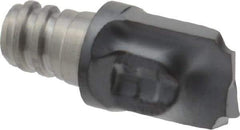 Iscar - MM HR Grade IC908 Carbide Concave Radius Milling Tip Insert - TiAlN Finish, 2 Flutes, 0.228" Cutting Diam, 0.295" Depth of Cut, 0.417" Extension, 0.039" Cnr Rad - Apex Tool & Supply