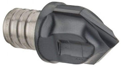 Iscar - MM HCD Grade IC908 Carbide Chamfer Milling Tip Insert - TiAlN Finish, 2 Flutes, 0.65" Cutting Diam, 0.591" Depth of Cut, 0.74" Extension - Apex Tool & Supply