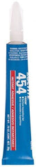 Loctite - 0.70 oz Tube Clear Instant Adhesive - Series 454, 15 sec Fixture Time, 24 hr Full Cure Time, Bonds to Plastic & Rubber - Apex Tool & Supply