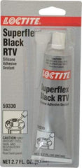 Loctite - 80 mL Tube Black RTV Silicone Joint Sealant - 30 min Tack Free Dry Time, 24 hr Full Cure Time, Series 193 - Apex Tool & Supply