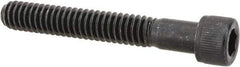 Value Collection - 1/4-20 UNC Hex Socket Drive, Socket Cap Screw - Alloy Steel, Black Oxide Finish, Partially Threaded, 1-3/4" Length Under Head - Apex Tool & Supply