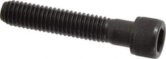 Value Collection - 3/8-16 UNC Hex Socket Drive, Socket Cap Screw - Alloy Steel, Black Oxide Finish, Partially Threaded, 2" Length Under Head - Apex Tool & Supply
