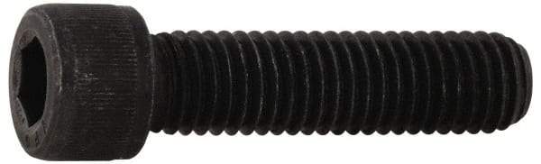 Value Collection - 7/16-14 UNC Hex Socket Drive, Socket Cap Screw - Alloy Steel, Black Oxide Finish, Partially Threaded, 1-3/4" Length Under Head - Apex Tool & Supply
