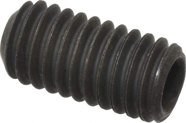 Value Collection - 3/8-16 UNC, 3/4" OAL, Cup Point Set Screw - Grade 8 Alloy Steel, 3/16" Key - Apex Tool & Supply