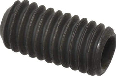 Value Collection - 3/8-16 UNC, 3/4" OAL, Cup Point Set Screw - Grade 8 Alloy Steel, 3/16" Key - Apex Tool & Supply