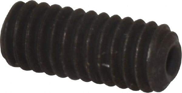 Value Collection - 5/16-18 UNC, 3/4" OAL, Cup Point Set Screw - Grade 8 Alloy Steel, 5/32" Key - Apex Tool & Supply