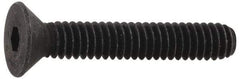 Value Collection - 5/16-18 UNC Hex Socket Drive, Flat Screw - Alloy Steel, Black Oxide Finish, Fully Threaded, 1/2" OAL - Apex Tool & Supply