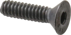 Value Collection - #10-24 UNC Hex Socket Drive, Flat Screw - Alloy Steel, Black Oxide Finish, 3/4" OAL - Apex Tool & Supply