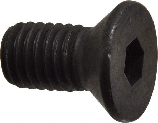 Value Collection - 1/2-13 UNC Hex Socket Drive, Flat Screw - Alloy Steel, Black Oxide Finish, Fully Threaded, 1" OAL - Apex Tool & Supply