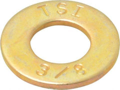 Value Collection - 3/8" Screw, Grade 8 Alloy Steel SAE Flat Washer - 13/32" ID x 13/16" OD, 1/16" Thick - Apex Tool & Supply