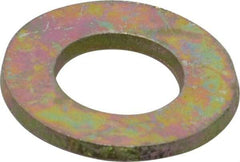 Made in USA - 5/16" Screw, Grade 8 Alloy Steel SAE Flat Washer - 11/32" ID x 11/16" OD, 1/16" Thick - Apex Tool & Supply