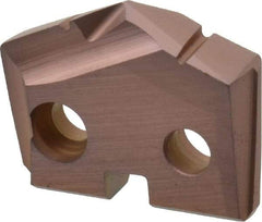 Allied Machine and Engineering - 45/64" Diam x 5/32" Thick, Seat Code 1, 132° Included Angle Spade Drill Insert - AM200 Coated, Cobalt, Grade Super Cobalt, Series GEN2 T-A - Apex Tool & Supply