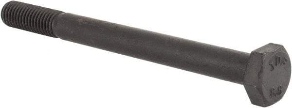Value Collection - M10x1.50mm Metric Coarse, 110mm Length Under Head Hex Head Cap Screw - Partially Threaded, Grade 8.8 Steel, Uncoated, 17mm Hex - Apex Tool & Supply