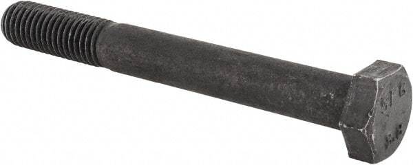 Value Collection - M12x1.75mm Metric Coarse, 100mm Length Under Head Hex Head Cap Screw - Partially Threaded, Grade 8.8 Steel, Uncoated, 19mm Hex - Apex Tool & Supply