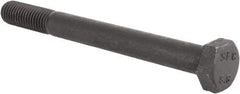 Value Collection - M12x1.75mm Metric Coarse, 120mm Length Under Head Hex Head Cap Screw - Partially Threaded, Grade 8.8 Steel, Uncoated, 19mm Hex - Apex Tool & Supply