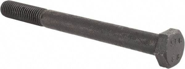 Value Collection - M12x1.75mm Metric Coarse, 130mm Length Under Head Hex Head Cap Screw - Partially Threaded, Grade 8.8 Steel, Uncoated, 19mm Hex - Apex Tool & Supply